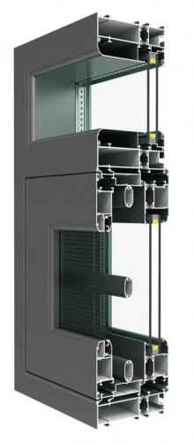 CS120內平框隔熱窗紗一體系列