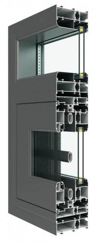 CS108內外平框隔熱窗紗一體系列